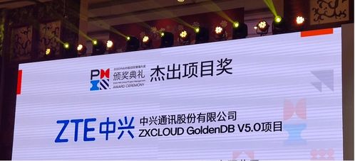 中興通訊GoldenDB榮膺2020年P(guān)MI中國(guó)項(xiàng)目管理大獎(jiǎng)，通訊產(chǎn)品研發(fā)再創(chuàng)佳績(jī)